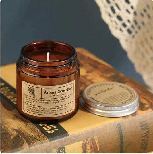 Smokeless Brown Aromatherapy Candle